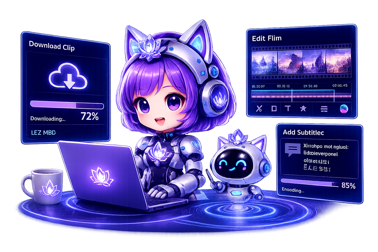 Giao diện chỉnh sửa video của Cepify